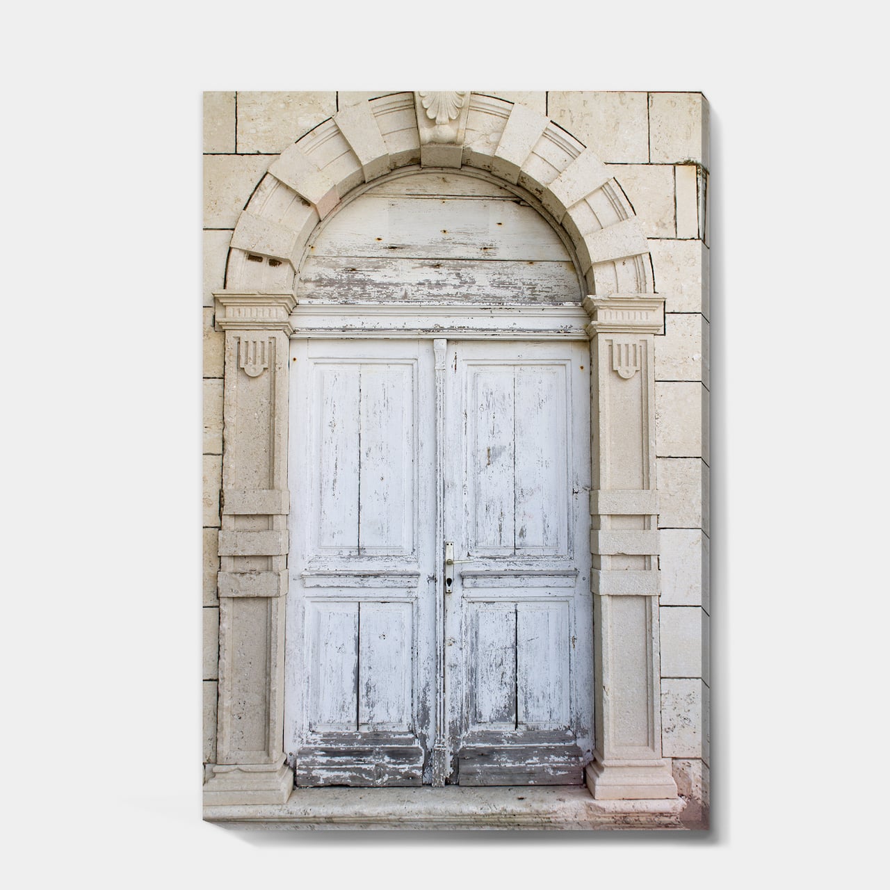 Designart - Vintage Italian Door - Vintage Premium Canvas Wall Art